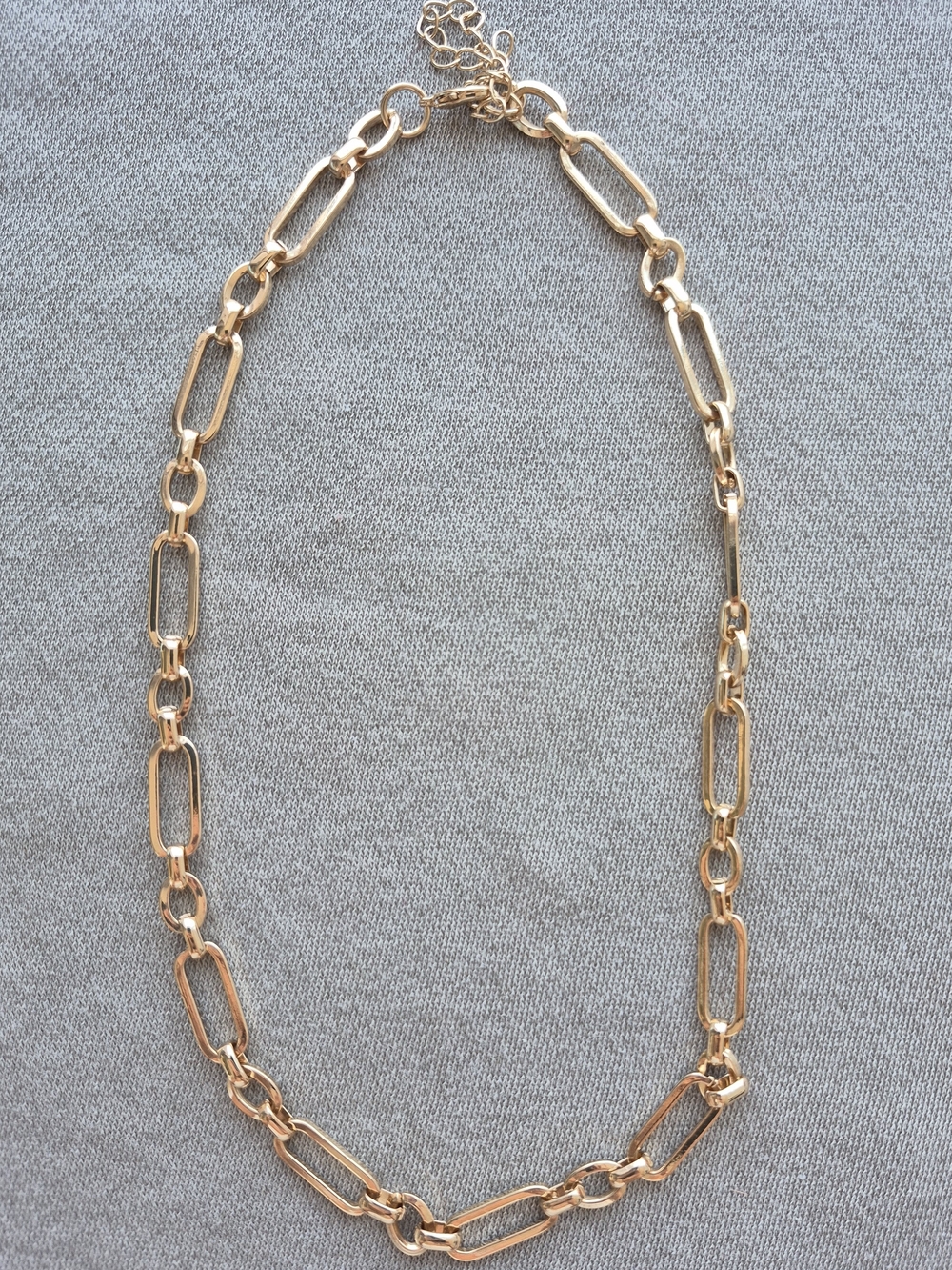 Gold Link Chain Necklace - Women's Fashion Jewelry